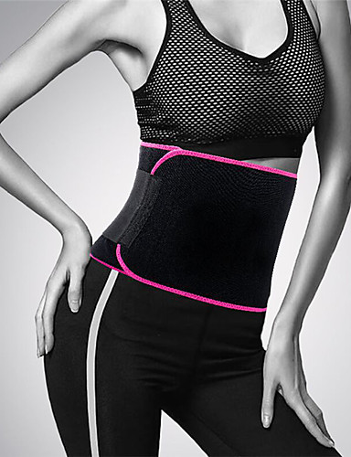baratos Controle de Peso-Mulheres e homens cinto de suporte de cintura ajustável neoprene faja back suor lombar cinto de fitness cinto trainer cintura