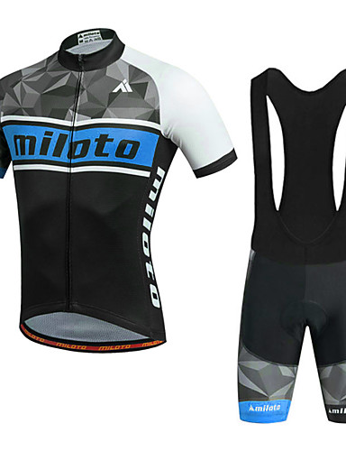 Mysenlan Hombre Culote de Ciclismo Pantalones Cortos Tirantes Ropa para Bicicleta Bike Bib Short con 3D Acolchado