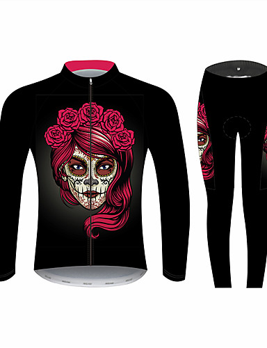 sugar skull cycling jersey