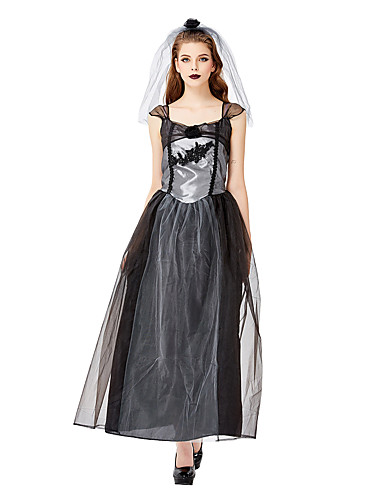 Zombie Suora Costume Donna BLOODY SUOR Mary Halloween fantasia Abito Outfit