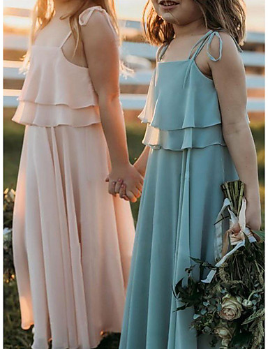 turquoise junior bridesmaid dresses