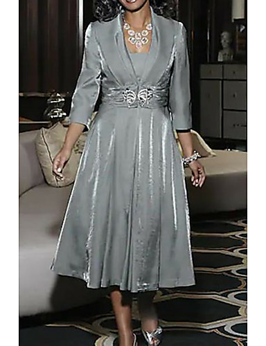 Plus Size Mother Of The Bride Mother Of The Groom Dresses Sonsi Lace Dress With Sleeves Lace Tea Length Dress Mothers Dresses