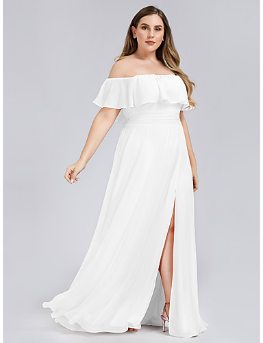 plus size dress with ruffles