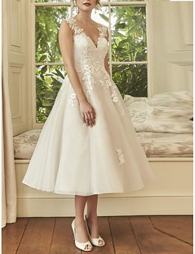 vintage midi wedding dresses