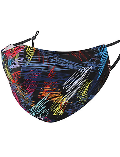 baratos Máscara falsa-A Prova de Vento Secagem Rápida Moto / Ciclismo Azul marinho Creme Branco / Preto para Homens Mulheres Adulto Corrida Viagem Ciclismo Animal 1 Peça / Máscara / Máscara