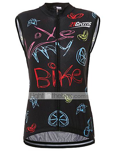 ladies sleeveless cycling jersey