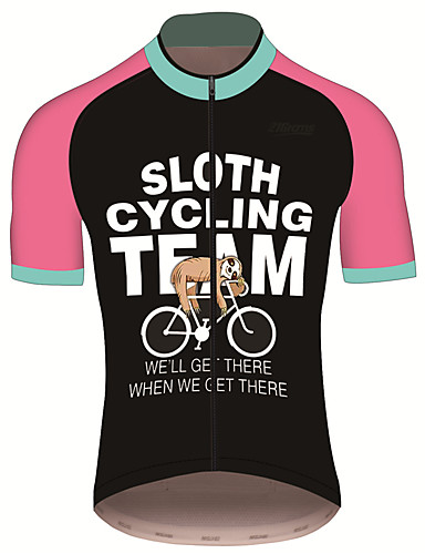 sloth cycling team bike jersey