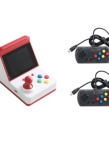 baratos Consoles de Jogo Portáteis-Mini FC Mini Retro Arcade 3 polegada Boxe Mini portátil de bolso portátil Cartão de Jogo Embutido Built-in Li-Battery Powered 1 pcs Crianças Adulto Almofada Cilíndrica Brinquedos Dom