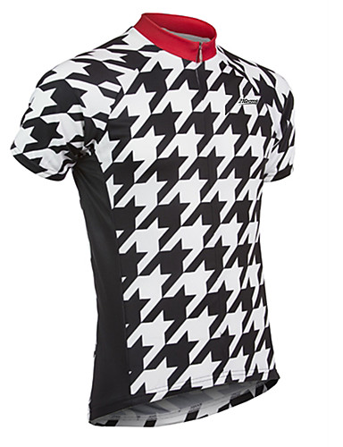 checkered cycling jersey