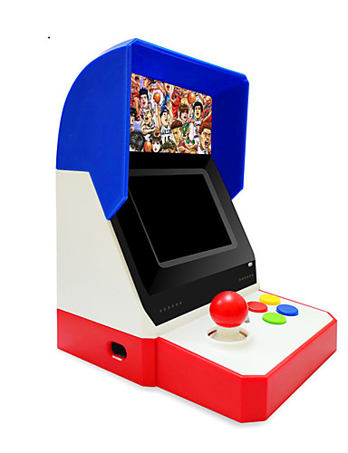 baratos Consoles de Jogo Portáteis-Mini Retro Arcade Boxe Mini portátil de bolso portátil Cartão de Jogo Embutido Built-in Li-Battery Powered 1 pcs Crianças Almofada Cilíndrica Brinquedos Dom