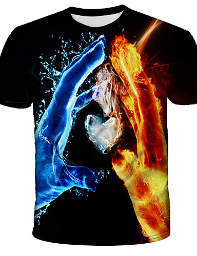 3d t shirts light in the box