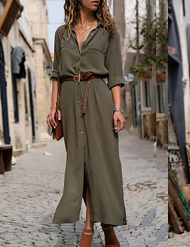 vestido verde tropa