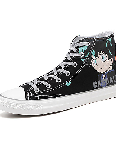 Inuyasha Anime Cosplay Shoes Unisex Canvas Shoes Womens and Mens Sneakers GG