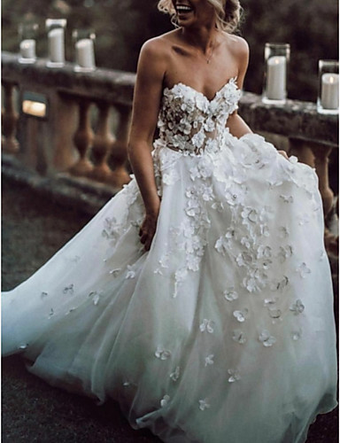 cheap strapless wedding dresses