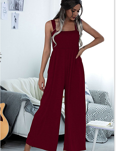 wine colored jumpsuit