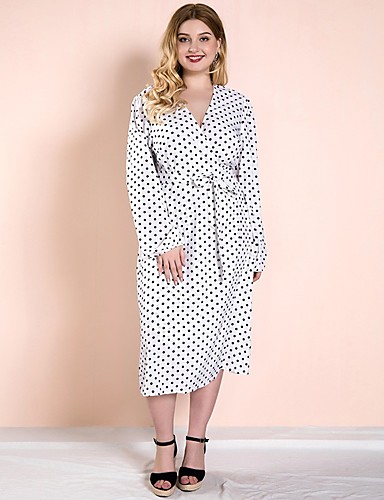 lantern sleeve plus size dress