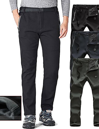 men's thermal lined walking trousers