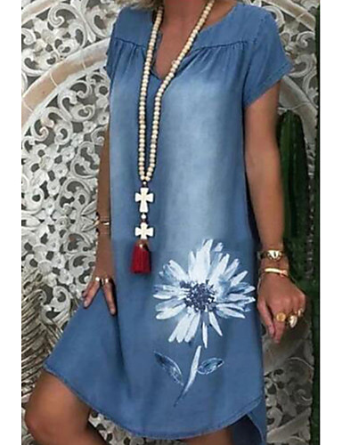 ladies denim dress size 14