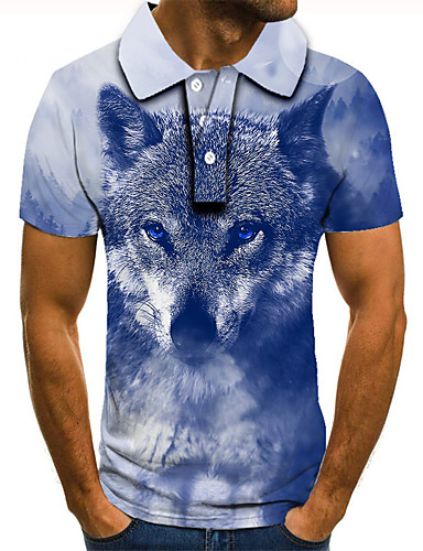 wolf golf shirt