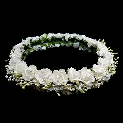 

Paper Flower Bridal Headpiece/ Garland