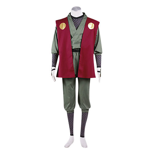 

Inspired by Naruto Jiraiya Anime Cosplay Costumes Japanese Cosplay Suits Kimono Patchwork Long Sleeve Vest Pants Belt For Men's / Kimono Coat / T-shirt / Gauntlets / Leg Warmers / Leg Warmers