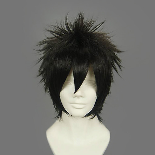 

Gintama Hijikata Toushirou Cosplay Wigs Men's 12 inch Heat Resistant Fiber Anime Wig