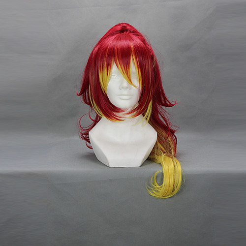 

Blue Exorcist Shura Kirigakure Cosplay Wigs Women's 32 inch Heat Resistant Fiber Red Anime