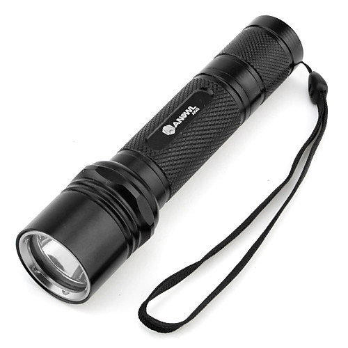 

LED Flashlights / Torch 1000 lm LED LED 1 Emitters 5 Mode Camping / Hiking / Caving / Aluminum Alloy / 5 (High > Mid > Low > Strobe > SOS)