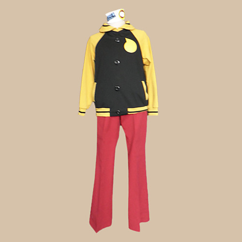 

Inspired by SoulEater Black Star Anime Cosplay Costumes Japanese Cosplay Suits Color Block Long Sleeve Coat Pants Headpiece For Men's