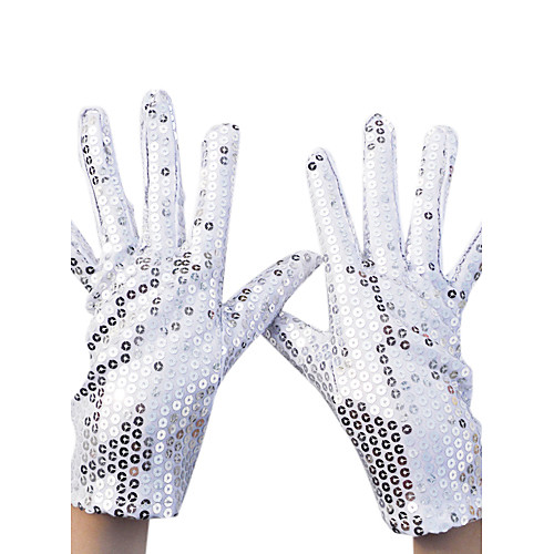 

Nylon Wrist Length Glove Party / Evening Gloves With Sequin
