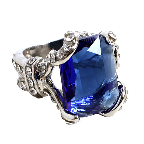 

Jewelry Inspired by Black Butler Ciel Phantomhive Anime Cosplay Accessories Ring Artificial Gemstones Alloy Men's Hot Halloween Costumes