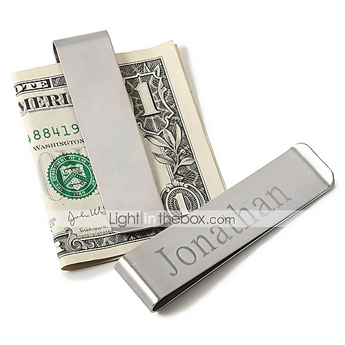 

Stainless Steel Money Clips Groom Groomsman Wedding Anniversary Birthday