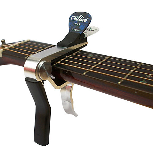 

Alice A007DSL-A1 Advanced Acoustic Guitar Capo with Picks Clip