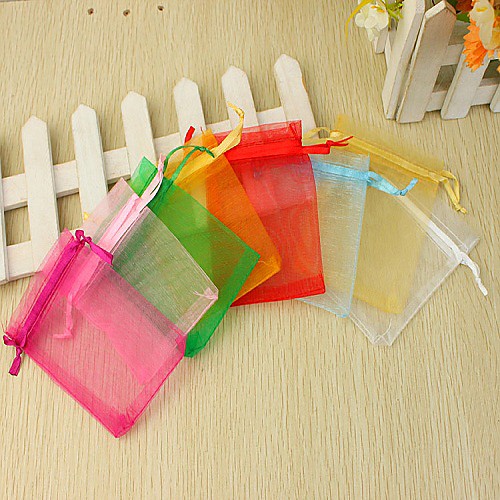 

Creative Organza Favor Holder with Pattern Favor Bags - 24