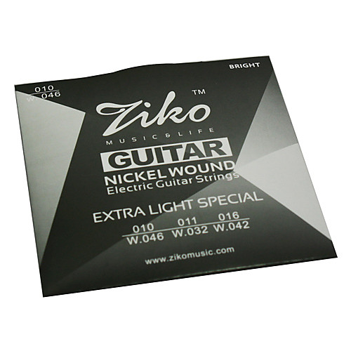 

ZIKO - High-Grade Nickel Wound Electric Guitar Strings (010-046)