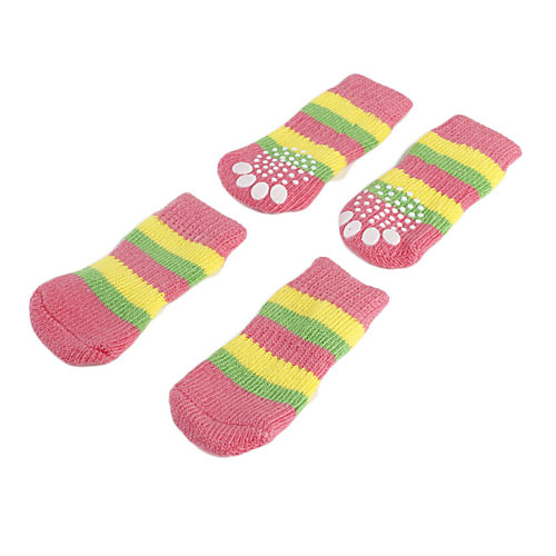 

Dog Socks Casual / Daily Keep Warm Stripes For Pets Cotton Blue / Winter