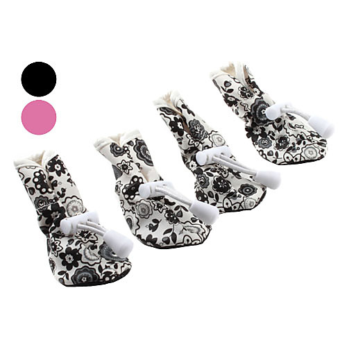 

Dog Boots / Shoes For Pets PU Leather Blue
