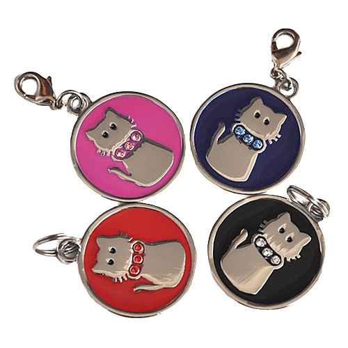 

Dog tags Lucky Cat Style Dog ID Name Tag (Assorted Colors)