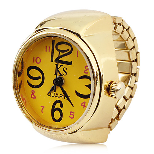 

Women's Ring Watch Gold Watch Analog Quartz Ladies Casual Watch / One Year / Japanese