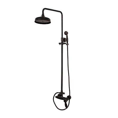 

Shower Faucet - Antique Oil-rubbed Bronze Shower System / Single Handle Three Holes