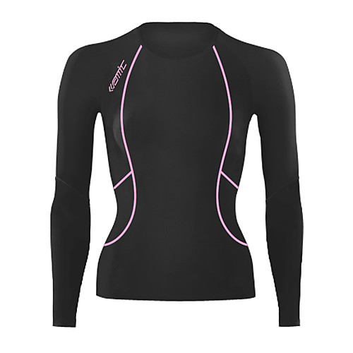 

SANTIC Women's Long Sleeve Cycling Base Layer Winter Spandex Black Bike Base layer Jersey Compression Clothing Mountain Bike MTB Road Bike Cycling Thermal / Warm Breathable Sports Clothing Apparel