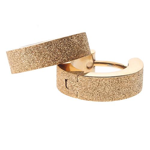 

Women's Hoop Earrings Huggie Earrings Classic Cheap Ladies Stainless Steel Earrings Jewelry Golden For Party Daily