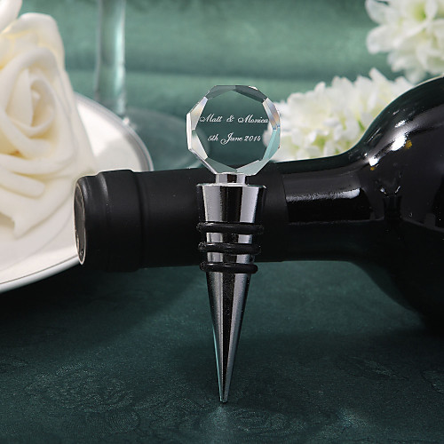 

Non-personalized Stainless Steel Glass Bottle Stoppers Bottle Favor Classic Theme Bottle Favor