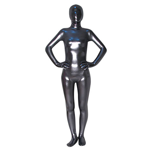 

Silver Gray Shiny Metallic Full body Zentai