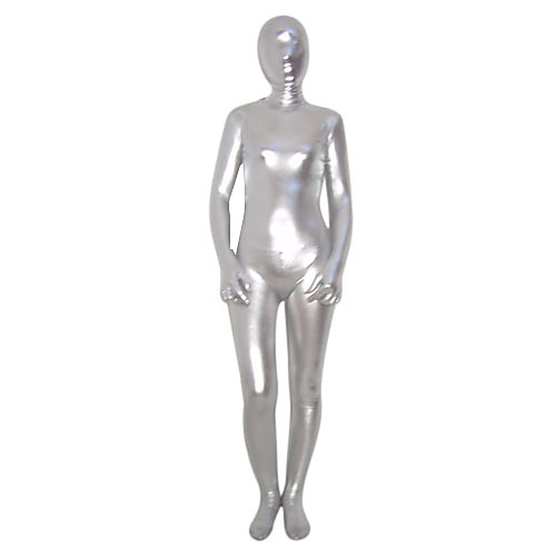 

Silver Shiny Metallic Full body Zentai