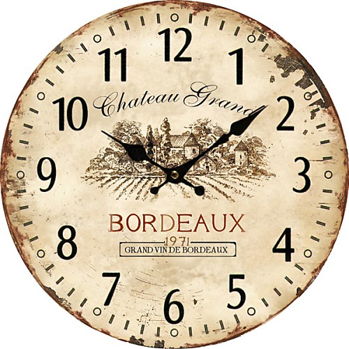 

Euro Country Wall Clock 1pc 34cm34cm