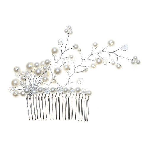 

Women's Alloy Imitation Pearl Headpiece-Wedding Special Occasion Hair Combs