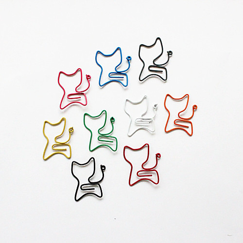 

Cat Style Colorful Paper Clips (10PCS)