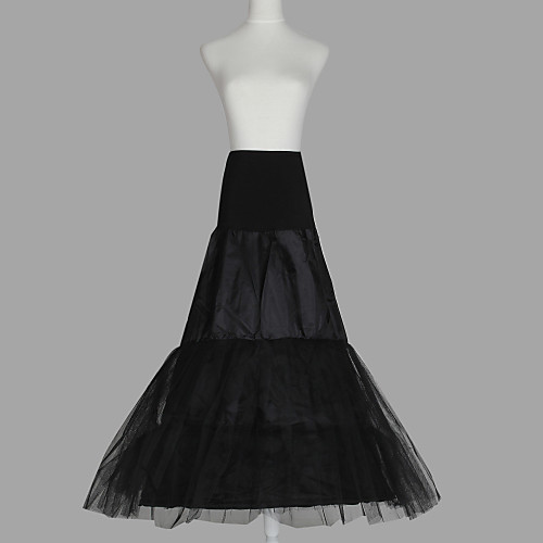 

Wedding / Special Occasion Slips Organza / Taffeta / Tulle Floor-length A-Line Slip with