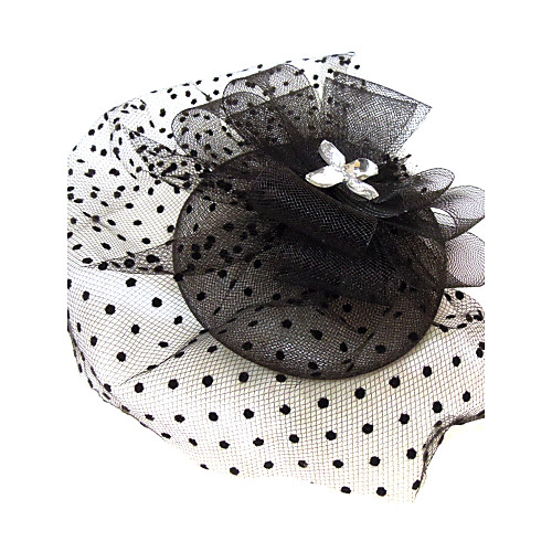 

Crystal / Rhinestone / Fabric Tiaras / Fascinators with 1 Wedding / Special Occasion / Party / Evening Headpiece